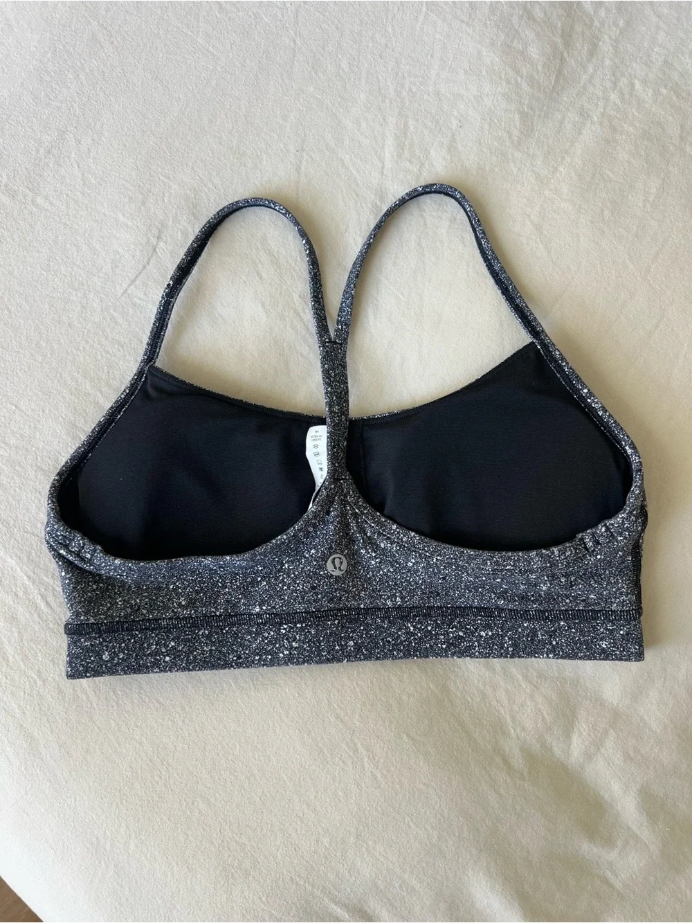 Lululemon Flow Y Speckled Sports Bra - 10 / M/L